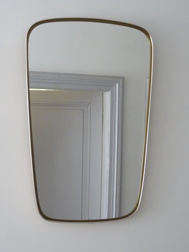 Old large asymmetrical mirror - old,
