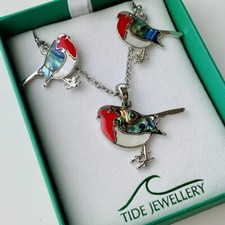 Robin Mother of Pearl & Paua