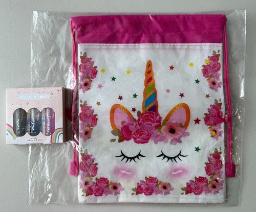 Unicorn drawstring bag lip - bag, &