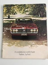 FORD FAIRLINE 250 302 351 4.1 V6 4.9 5.8 V8 Sales Brochure March 1972