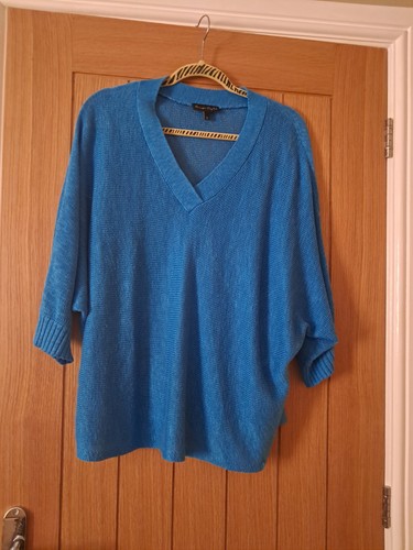 Blue summer relaxed neck - relaxed,