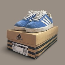 Vintage Adidas Originals Gazelle 2 Blue/White 1999 Size 8 Trainers 