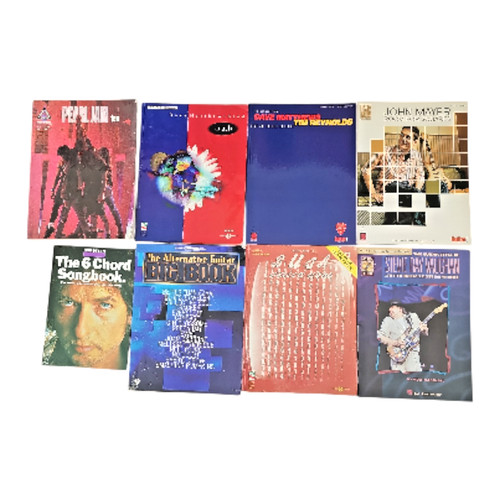 Guitar rock songbook lot - lot, 8