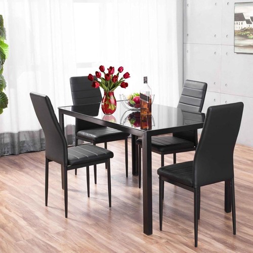 Metal dining table - dining,