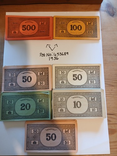 Vintage monopoly spare - vintage,