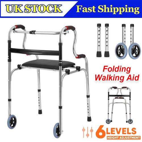 Foldable walking frame with - foldable,