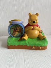 Vintage Winnie The Pooh Disney Talking Alarm Clock 1998 - TESTED & WORKING ✅