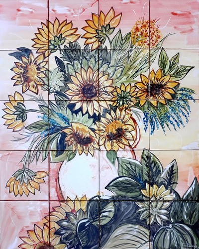 Sunflowers vase collector - sunflowers,