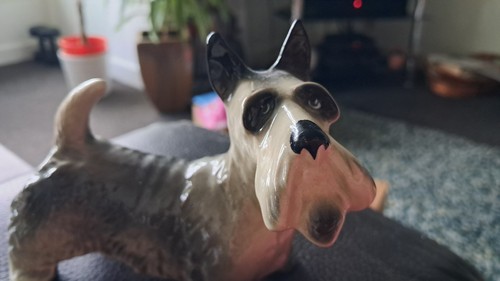 Scottie dog ceramic - by, copper