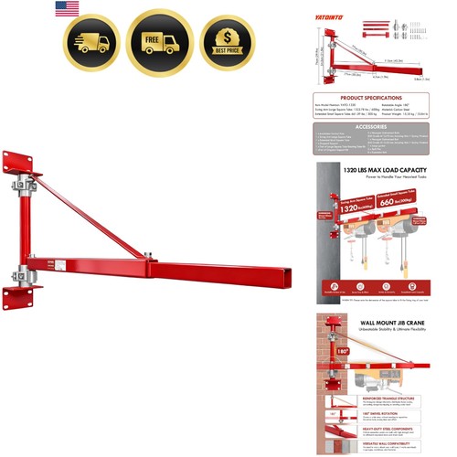 Wall mount jib crane heavy - jib,
