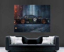 FORD MUSTANG POSTER RTR 1965 CAR FAST IMAGE LARGE WALL PICTURE