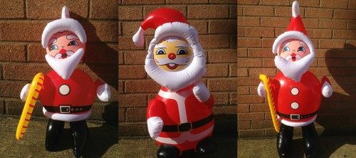 Christmas inflatable santa - christmas,