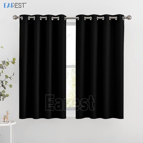 2pcs blackout curtains eyelet - curtains,