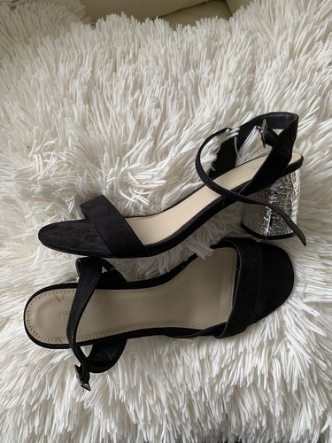 Ladies black strappy sandals - ladies,