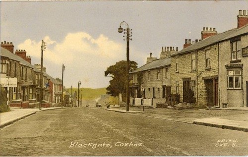 Printed postcard blackgate - printed,