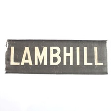 Lambhill tram destination bus