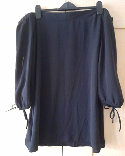Black off shoulder blouse - f&f, off-shoulder