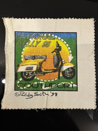 Scooter rally patch paddy - scooter,
