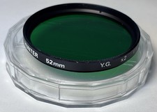 Hunter - 52mm Y.G. x2 Green Filter - Case / vgc