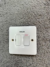 hager 13amp switch fused spur labelled white 