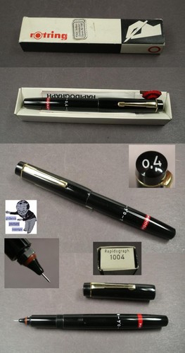 Rotring rapidograph 4mm - rotring, ink