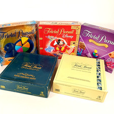 Trivial Pursuit Game Bundle - 20th, Disney, Genus, Family Edition - 5 Games
