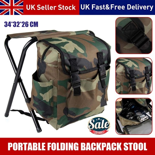 Tackle stool with backpack - with,