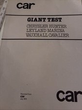 Chrysler Hunter Giant Test
