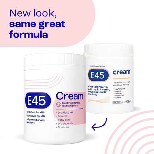 E45 cream 500 - e45, tub