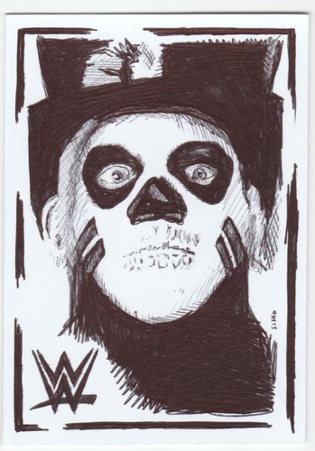 Aceo art sketch - sketch, wwe