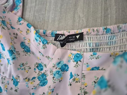 Zara boob top pink with - boob,