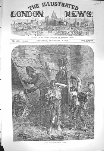 Original old antique print - original,