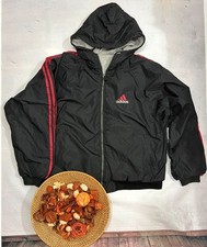 Adidas 90s vintage Reversible windbreaker Jacket Logo