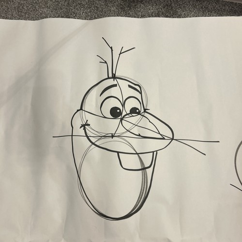 Walt disney olaf drawing - olaf,