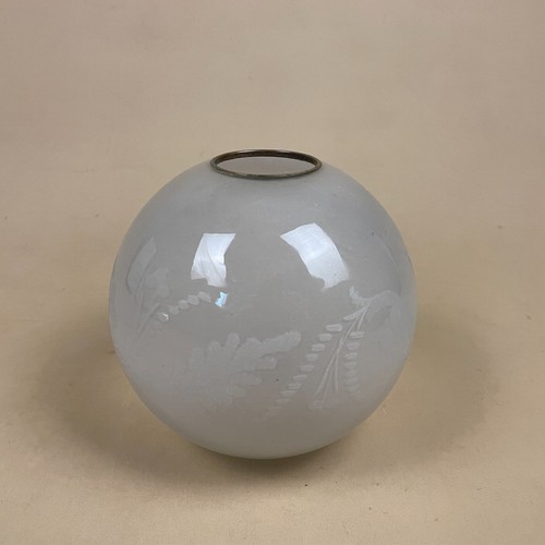 Vintage glass lamp shade - lamp,