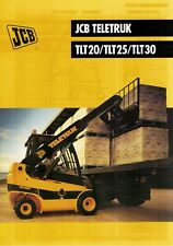 JCB Teletruk TLT20 TLT25 TLT30 Brochure / Leaflet 1999 9889F