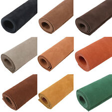 1.5-2.0mm Thick Suede Cowhide Leather Skins Cow Crafts Pieces Tooling Leather 