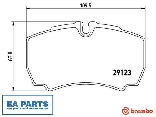 Brake pad set disc - brake,