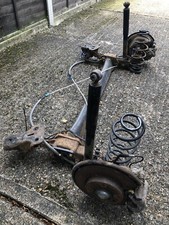 Citroen C3 Pluriel Rear Beam Axle Complete 2005 1.6cc Disc Brakes Calipers