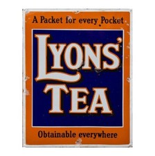 Vintage Lyons Tea Metal