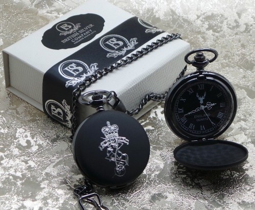 Reme black pocket watch - pocket, &
