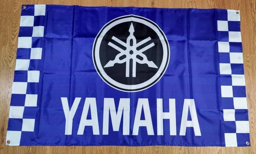 Flag banner yamaha motorcycle - flag,