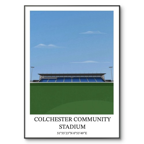 Colchester united poster - united,