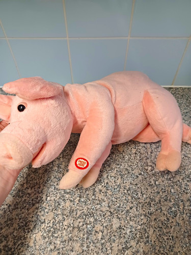 Pink piglet plush soft - plush, toy