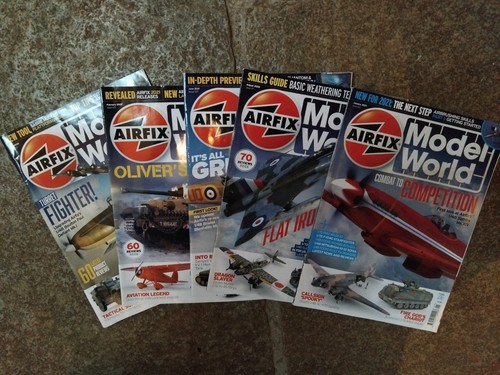 Airfix model world magazines - model,