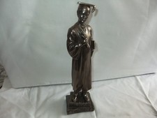 Juliana Hand Crafted Graduation Boy Figurine Bronzed Resin Boxed 30 cm x 8 cm