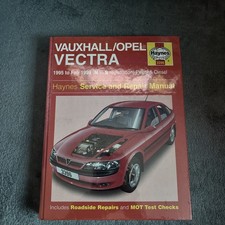 Vauxhall Vectra Owners Workshop Service Manual Haynes 1995 to 1998    