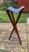 tripod hardwood and leather