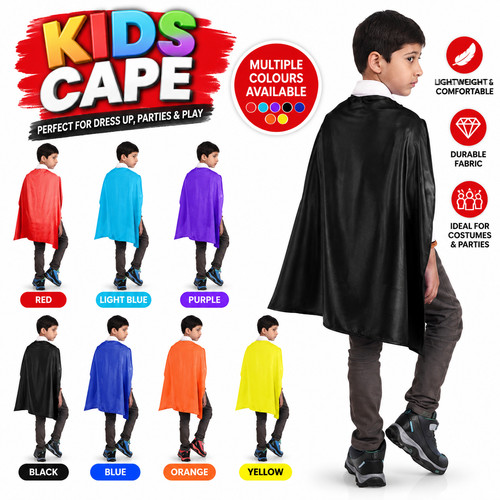 Girls boys satin cape children - boys,