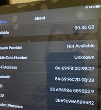 Apple iPad Air 2 64GB Wi-Fi Cellular works  